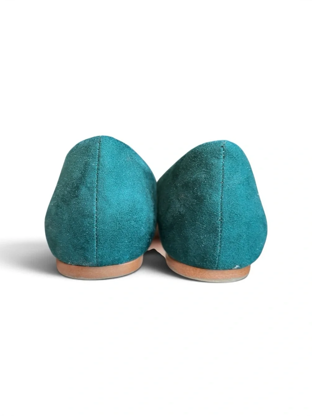J.Crew Suede d'Orsay Flats in Vivid Cerulean Size 10